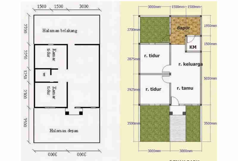 Desain Rumah Minimalis Modern, 2 Lantai 3 Kamar - Cara Satu