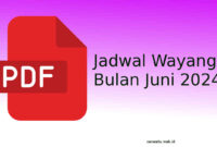 jadwal wayang juni 2024 pdf