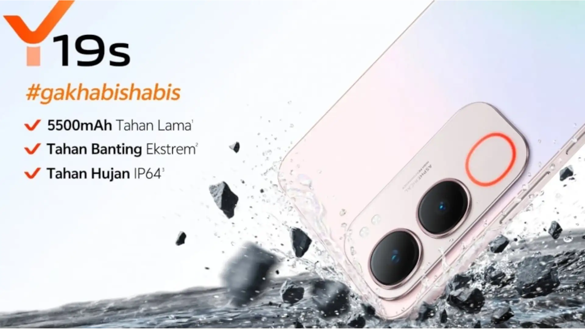 Harga dan Spesifikasi Vivo Y19S Terbaru Bodi Tangguh Baterai Besar