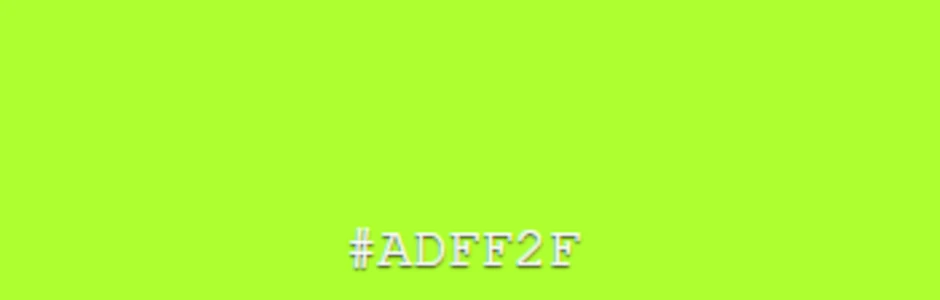 Kode warna Hijau green yellow