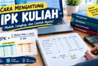 Cara Menghitung IPK Kuliah yang Benar: Rumus, Tabel, dan Strategi Tembus 3.8+